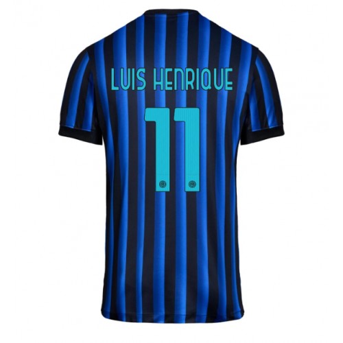 Pánský Fotbalový dres Inter Milan Luis Henrique #11 2025-26 Domácí Krátký Rukáv